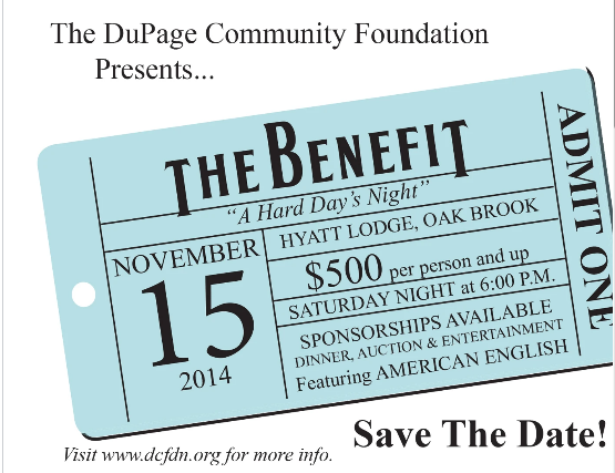 Nov. 15: DuPage Community Foundation - The Benefit