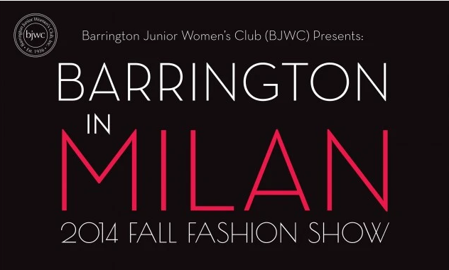 Nov. 1 - 8: Barrington in Milan Fall Fashion Show