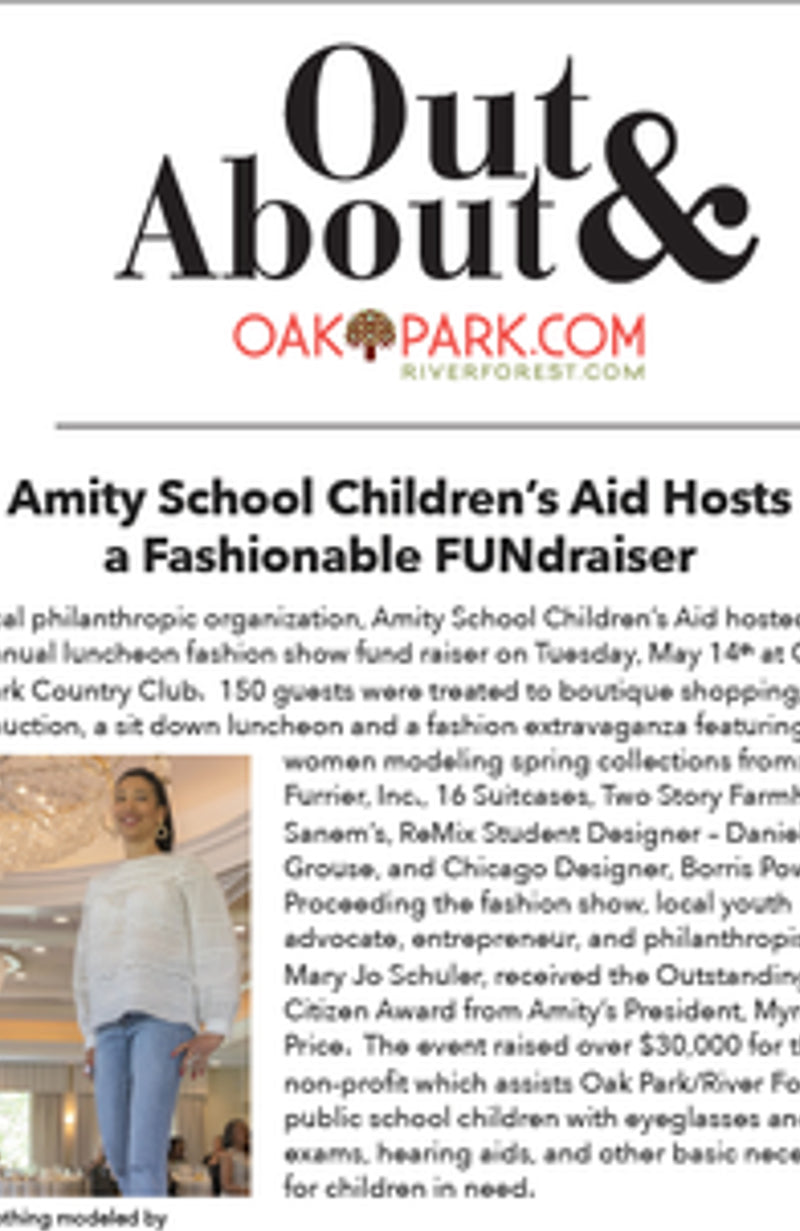 Wednesday Journal: Amity School Children’s Aid Fashion Show