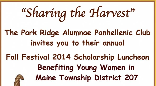 Oct. 24: Park Ridge Fall Festival Scholarship Luncheon