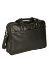 York Furrier Briefcase Black Leather Briefcase By Aston: American Made Superior Quality