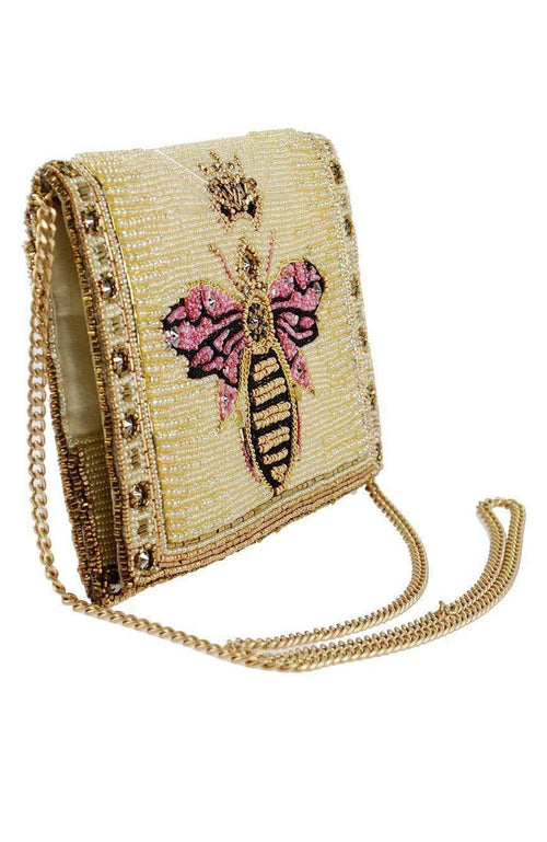 York Furrier Handbag Buzzed Crossbody Clutch Designed By Mary Frances