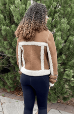 York Furrier Shearling 8 / Cashew Off White Cashew Off White Shearling Jacket