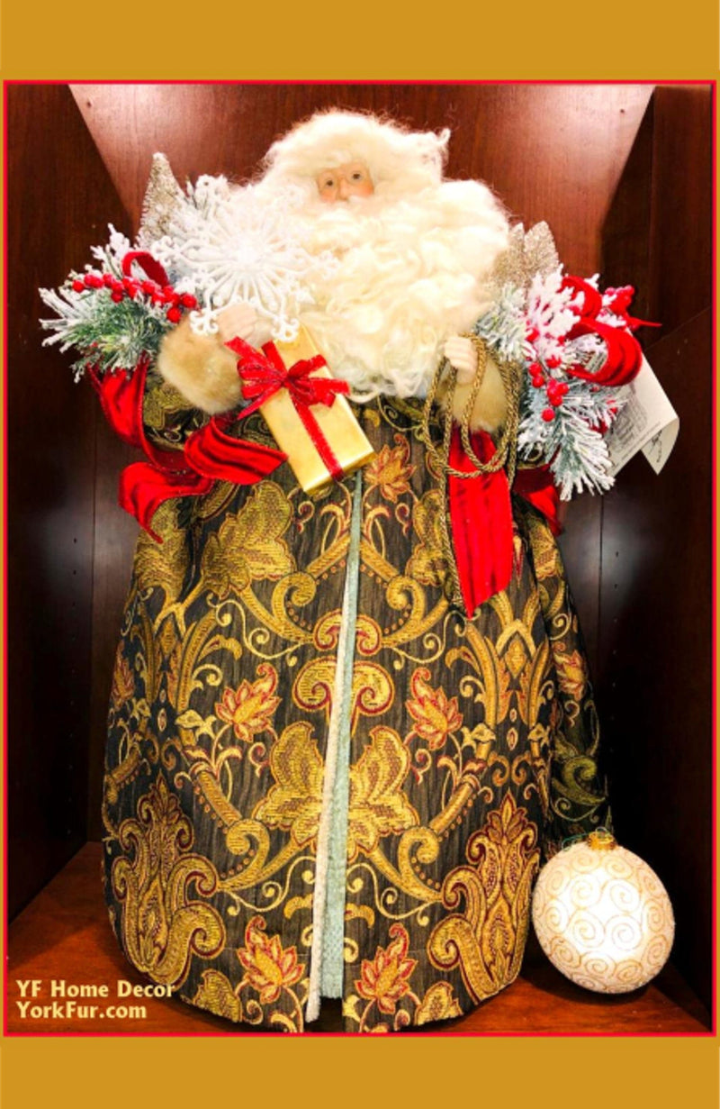 York Furrier Mink Collectible Santa