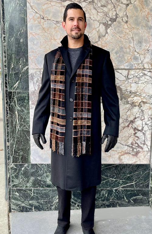 York Furrier Fabric 46 / Glacier/Rustic Copy of Men's Glacier/Rustic Wool-Cashmere Blend Jacket