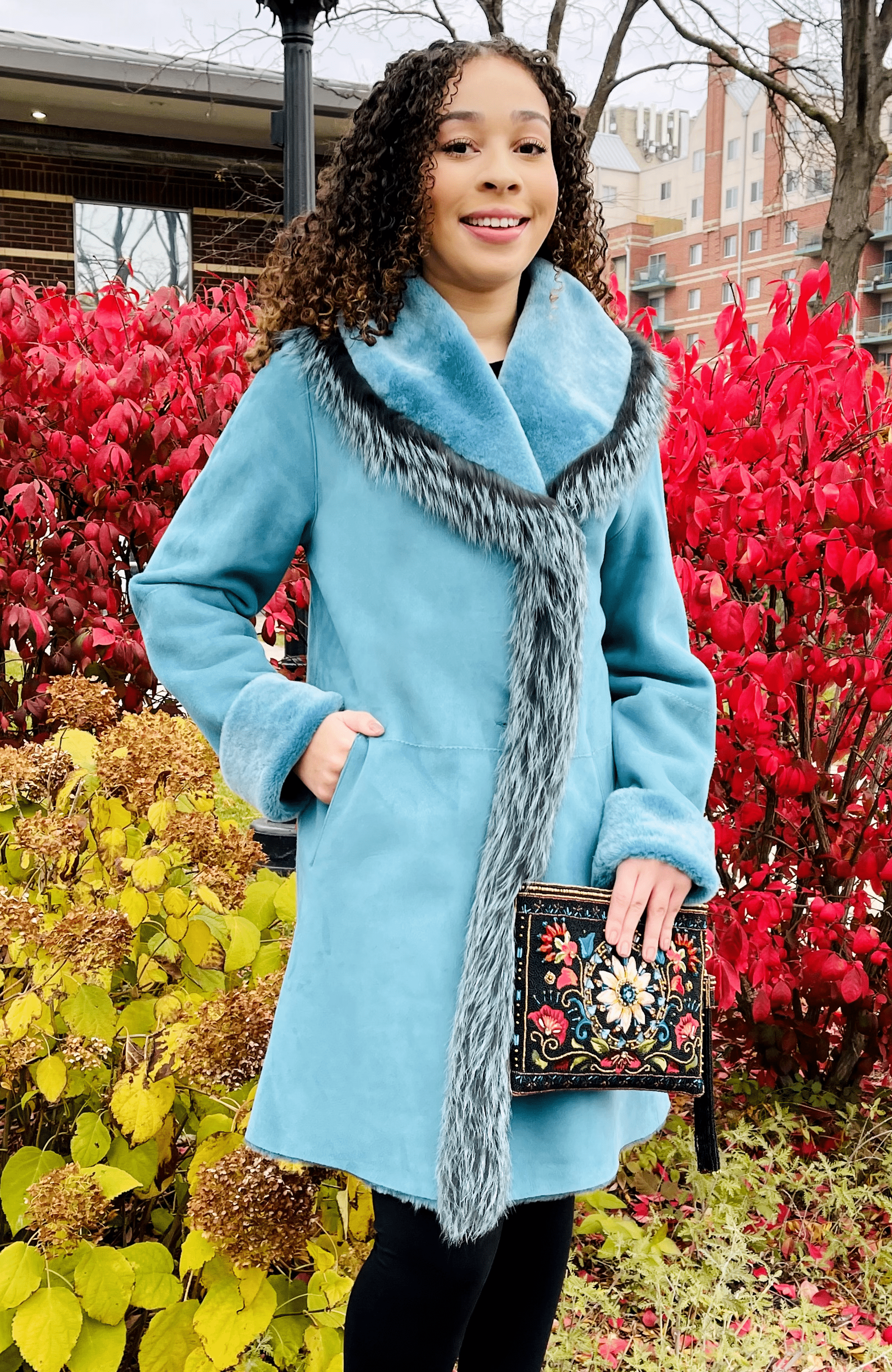 Surfin bird 2025 faux fur coat