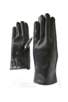 York Furrier Gloves M / Black Lamb Leather Gloves With Wool & Cashmere Lining