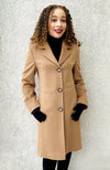 York Furrier Cashmere 8 / Camel Loro Piana Camel Cashmere Walking Coat