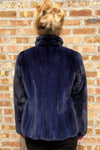 York Furrier Mink M / Moonlight Moonlight Blue Mink Zipper Jacket