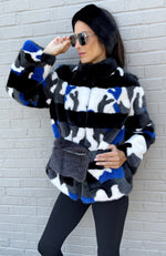 York Furrier Mink 10 / Camo & Ranch Multi-Color Camo & Ranch Mink Jacket