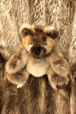 York Furrier Teddy Bear Natural Chestnut Beaver Teddy Bear