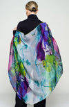 York Furrier Topper Brighter Tomorrow / One size fits most Sheer Artist Print Scarf