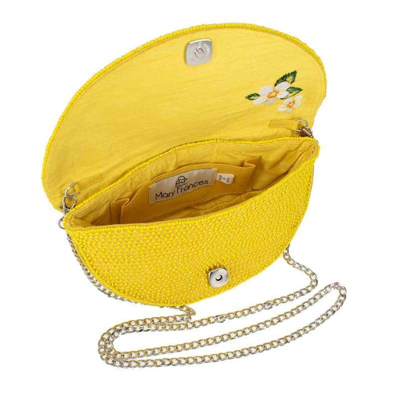 York Furrier Handbag Tart Crossbody Lemon Handbag Designed By Mary Frances